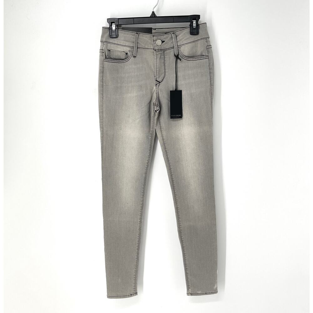 Black Orchid Denim NEW Gray Skinny Jeans Womens Sz 27 SAMPLE Black Star Stretch